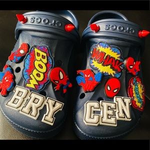 Custom crocs for a boy